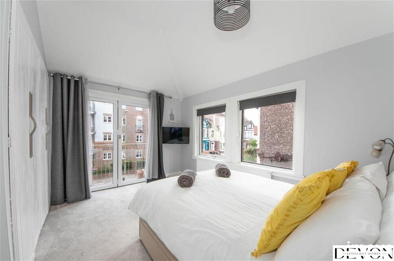 Loveliest Homes Paignton - Casa Marina - 3 Bed, 2 Bathroom House, Balcony, Parking 외부 사진